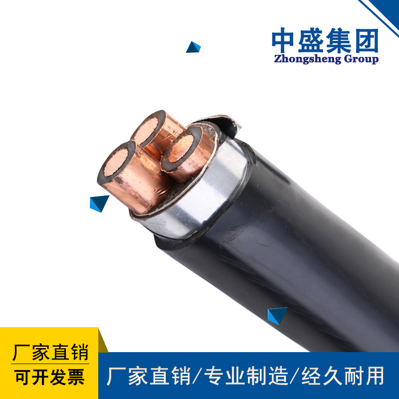 中盛铠装铜带屏蔽阻燃控制电缆ZRC-KVVP2-22 4*1.5